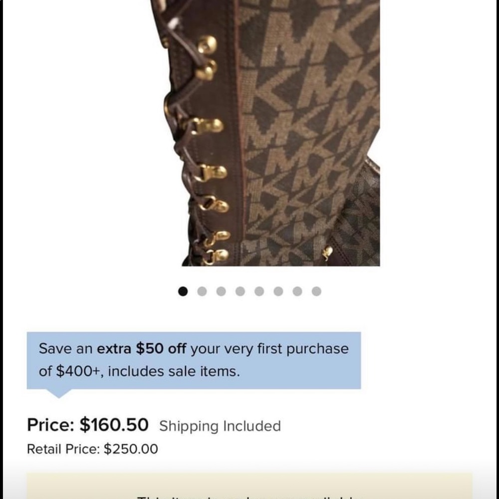 MK warrior winter boots. NEVER WORN! NO BOX. - Picture 3 of 3